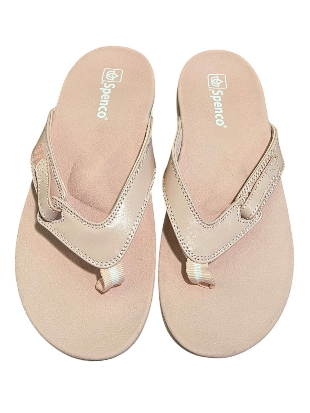 Spenco Women’s Size 8D Ava Orthotic Sandals Pale Blush Pink Adjustable Leather